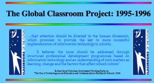 Global Classroom 1995-1996