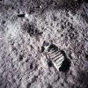 Aldrin Bootprint on the Moon